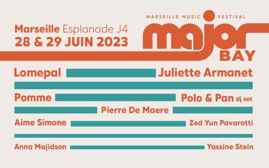 MArseille - MAJOR BAY - MARSEILLE MUSIC FESTIVAL