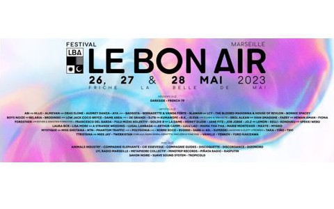 MArseille - FESTIVAL  LE BON AIR 2023