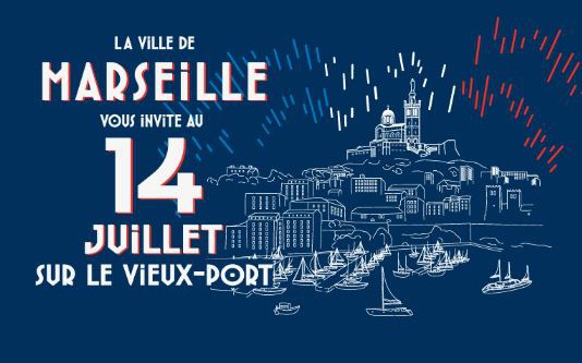 MArseille - DÉFILÉ ET FEU D\'ARTIFICE 14 JUILLET 2024